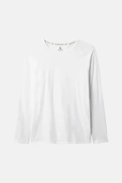 T-Shirts & Polos|Longsleeves*Colours & Sons Longsleeve Slub - White