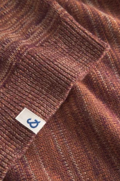 Pullover*Colours & Sons Mouline Pullover - Mahogany Mouliné
