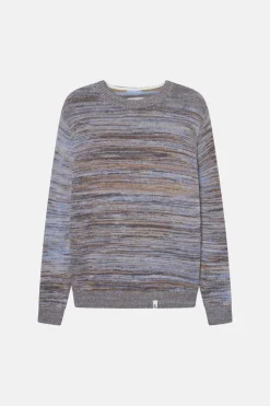 Pullover*Colours & Sons Mouline Pullover - Navy Mouliné