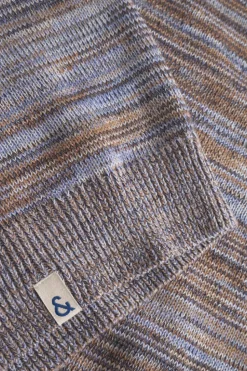 Pullover*Colours & Sons Mouline Pullover - Navy Mouliné