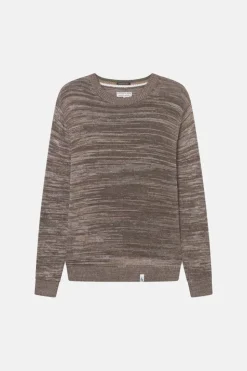 Pullover*Colours & Sons Mouline Pullover - Olive Mouliné