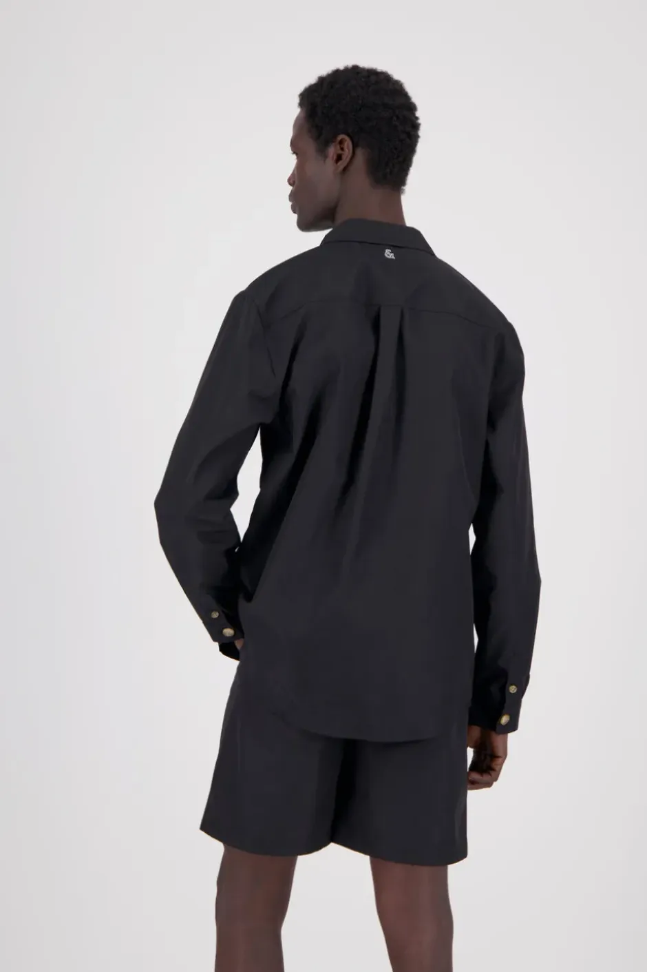 Hemden|Jacken*Colours & Sons Overshirt-Pocket - Black