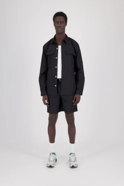 Hemden|Jacken*Colours & Sons Overshirt-Pocket - Black