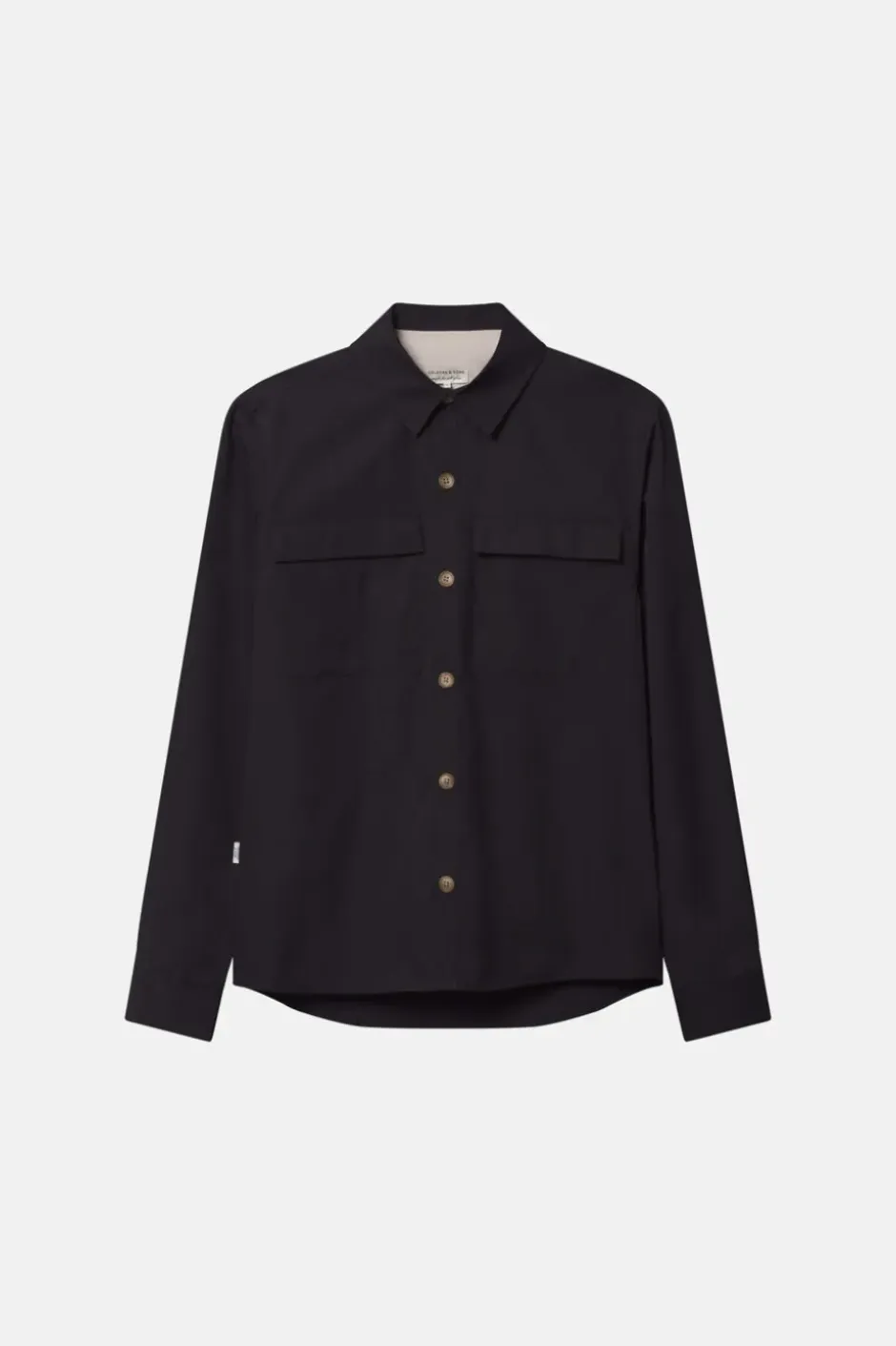 Hemden|Jacken*Colours & Sons Overshirt-Pocket - Black