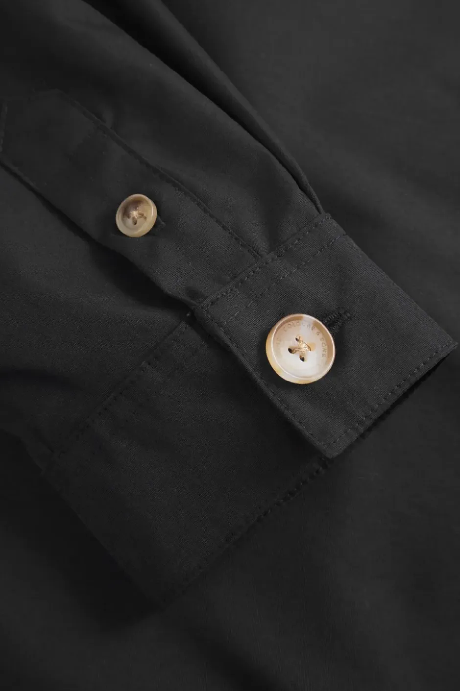 Hemden|Jacken*Colours & Sons Overshirt-Pocket - Black
