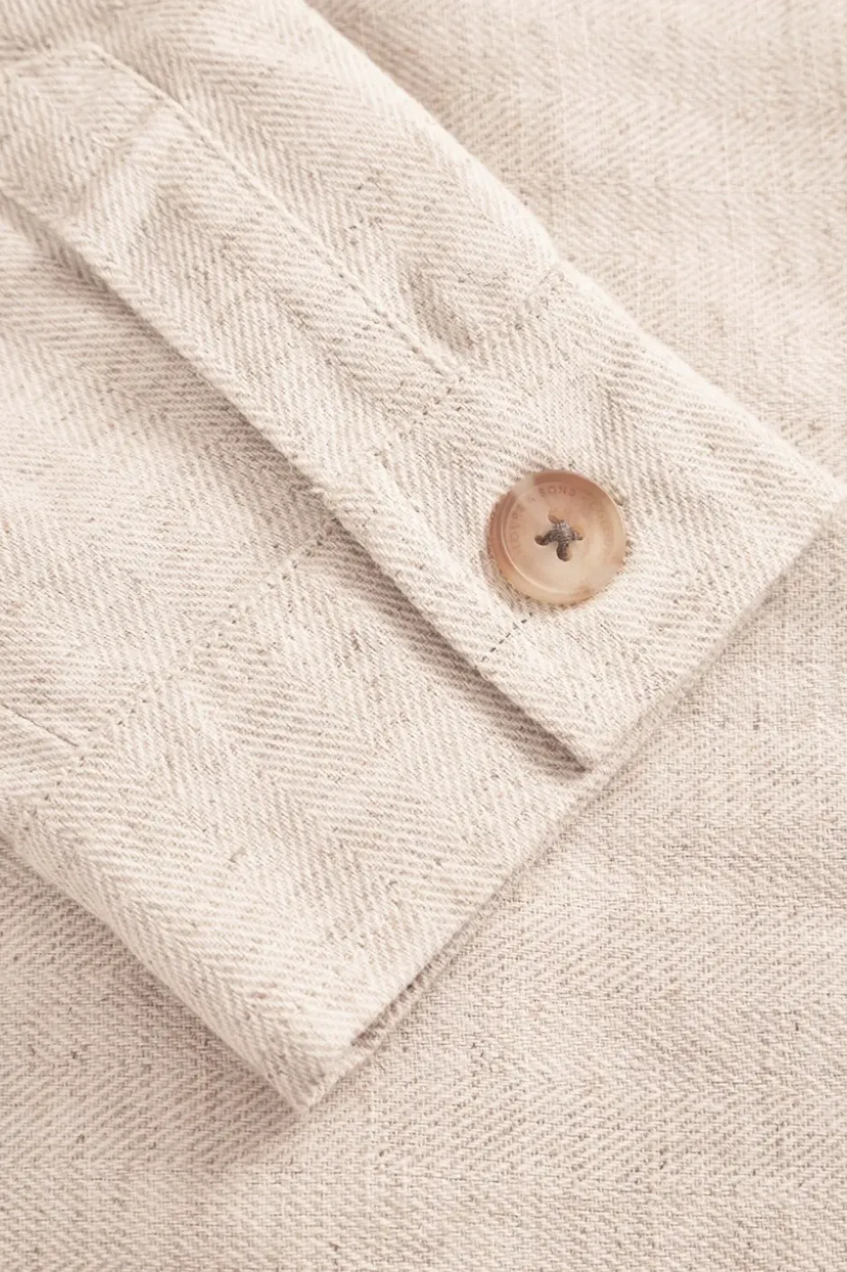 Jacken*Colours & Sons Overshirt Shirt Linen Blend - Offwhite