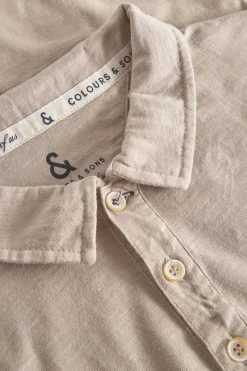 T-Shirts & Polos|T-Shirts & Polos*Colours & Sons Poloshirt Slub - Tent