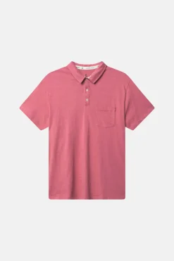 T-Shirts & Polos|T-Shirts & Polos*Colours & Sons Polo - Slub - Mauve