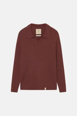 Pullover*Colours & Sons Pullover Johnny Kragen - Brandy