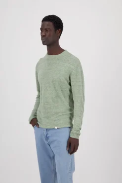 Pullover*Colours & Sons Pullover Leinen - Lime