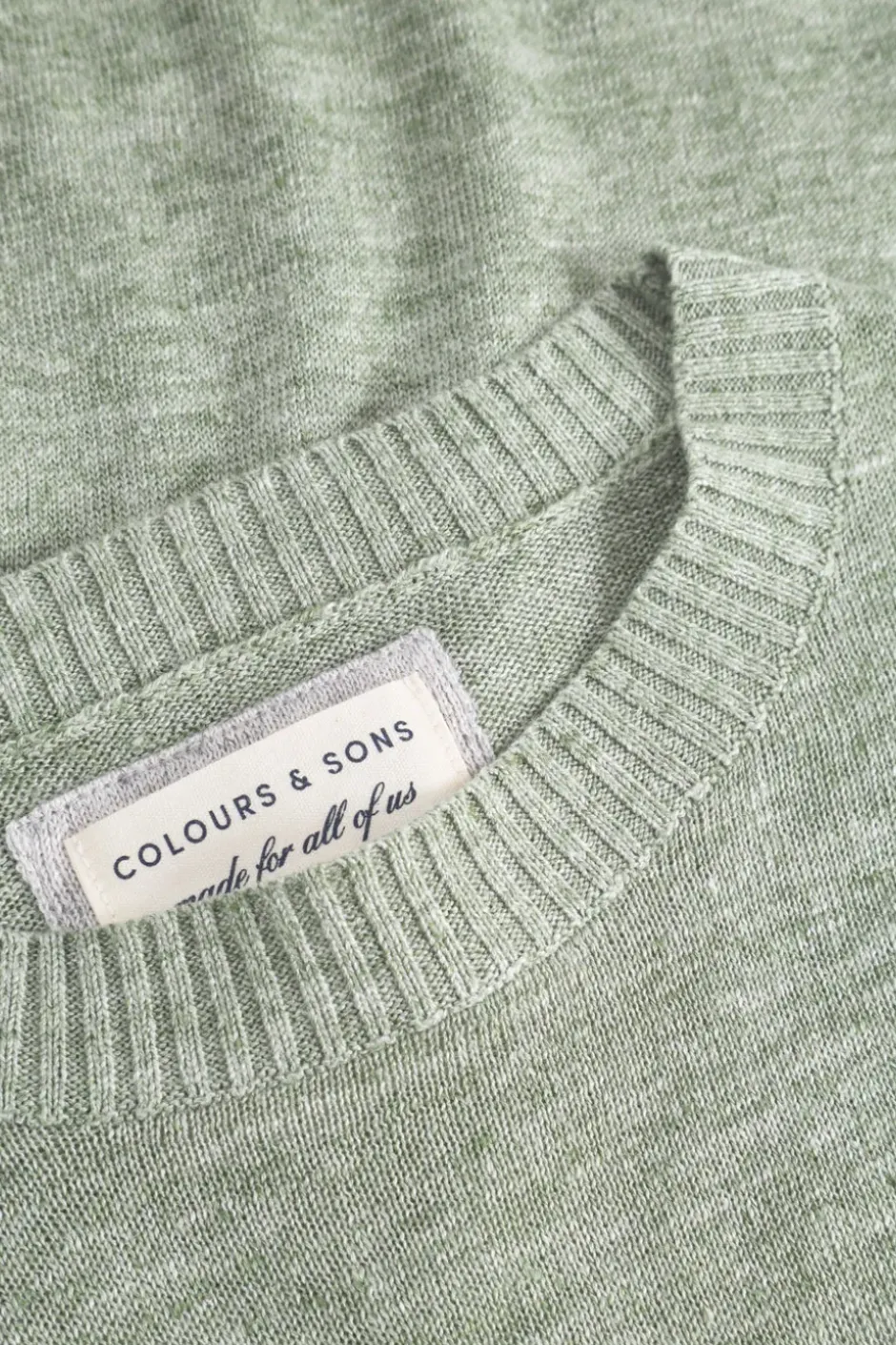 Pullover*Colours & Sons Pullover Leinen - Lime