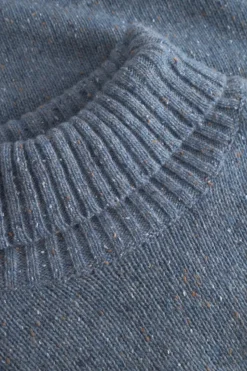 Pullover*Colours & Sons Rollkragen Pullover Donegal - Denim