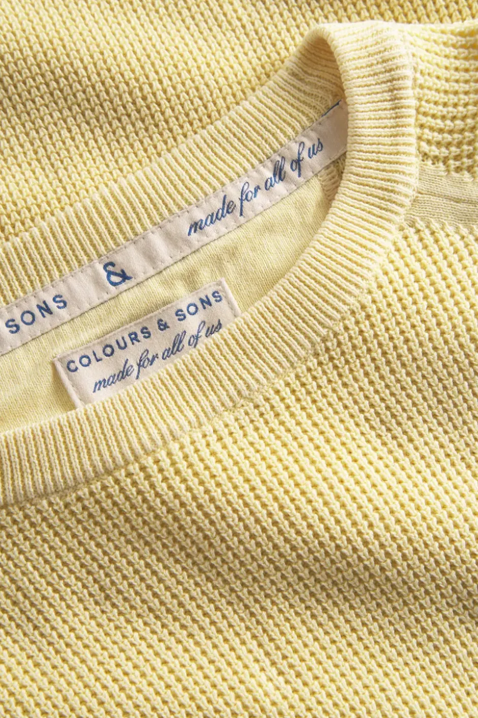 Pullover|Pullover*Colours & Sons Roundneck Basic - Lemon