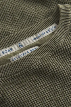 Pullover|Pullover*Colours & Sons Roundneck Basic - Olive