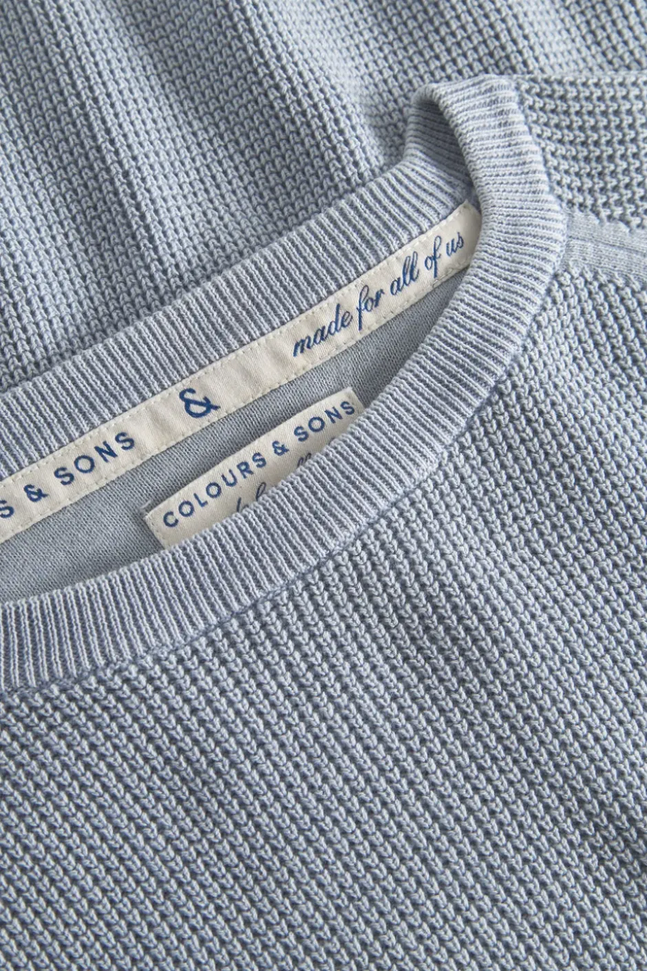 Pullover|Pullover*Colours & Sons Roundneck Basic - Sky