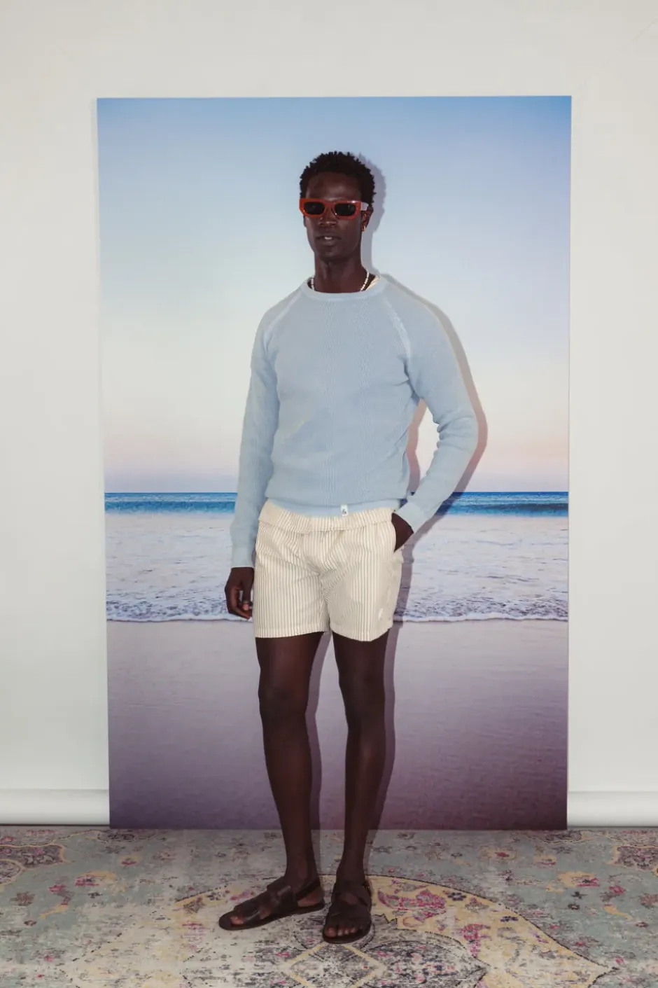 Pullover|Pullover*Colours & Sons Roundneck Basic - Sky