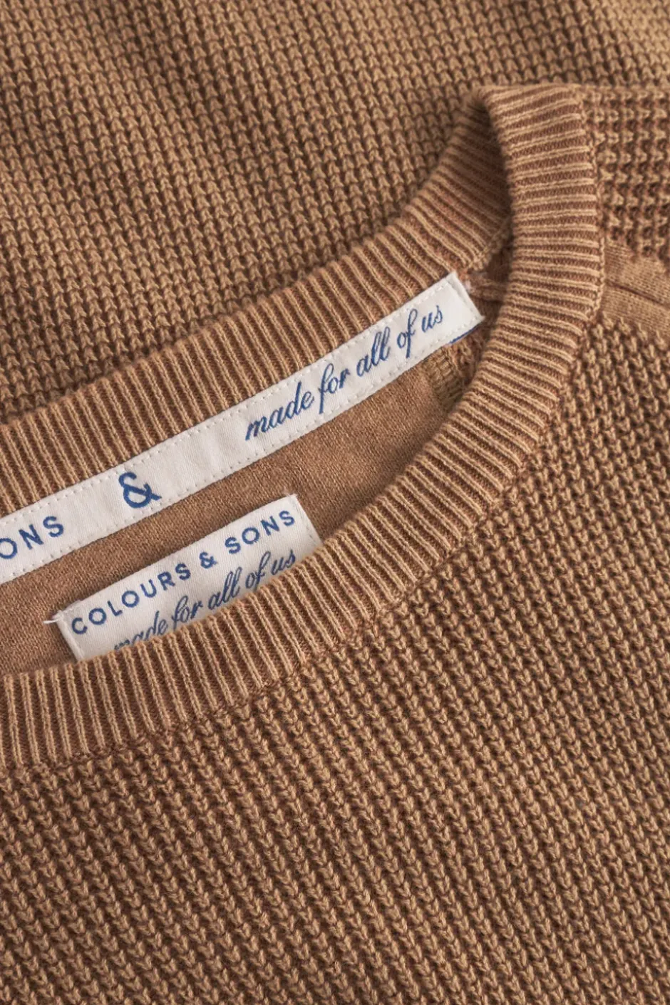 Pullover|Pullover*Colours & Sons Roundneck Basic - Tobacco