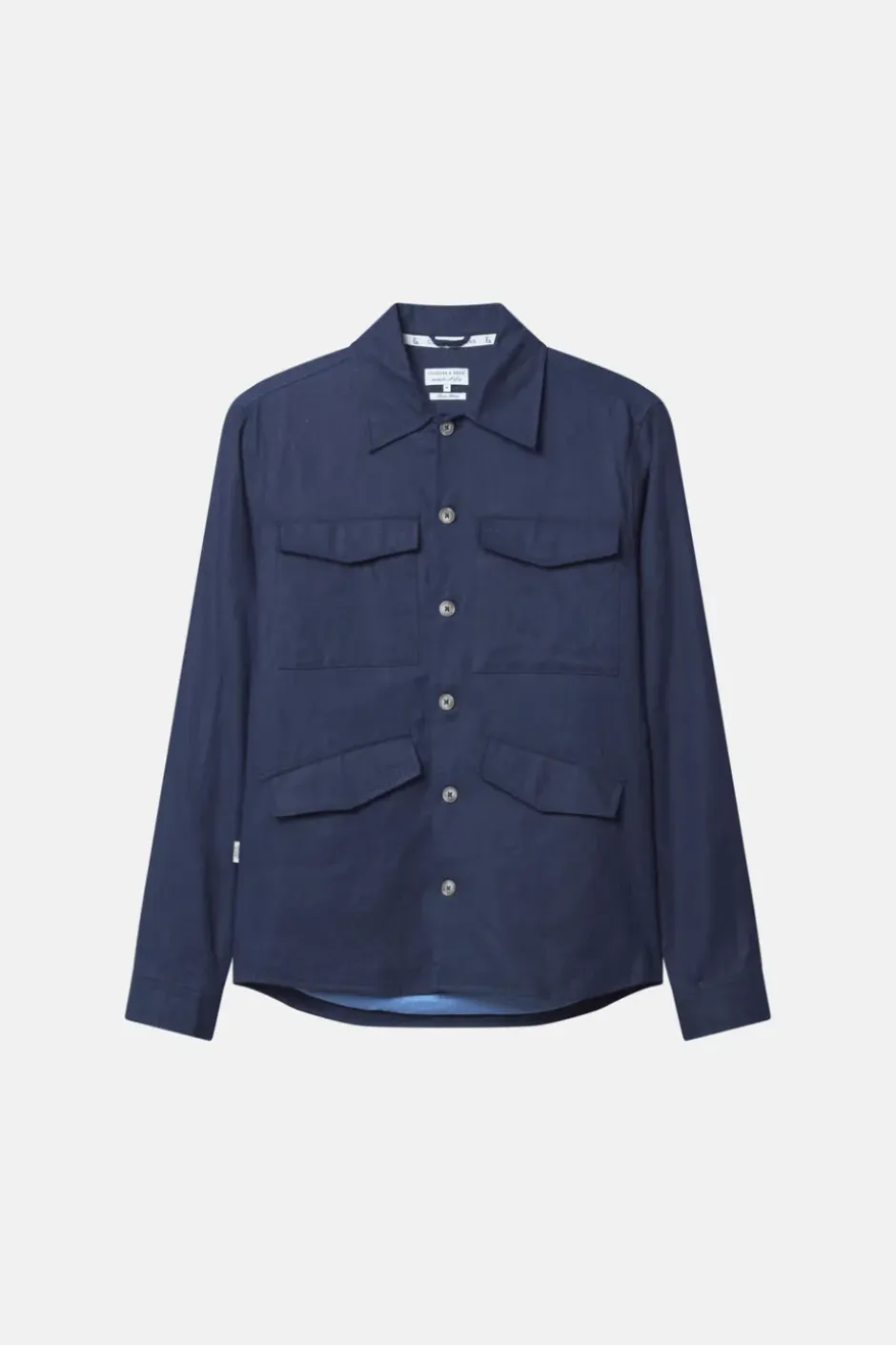 Jacken*Colours & Sons Safari Shirt Linen Blend - Navy