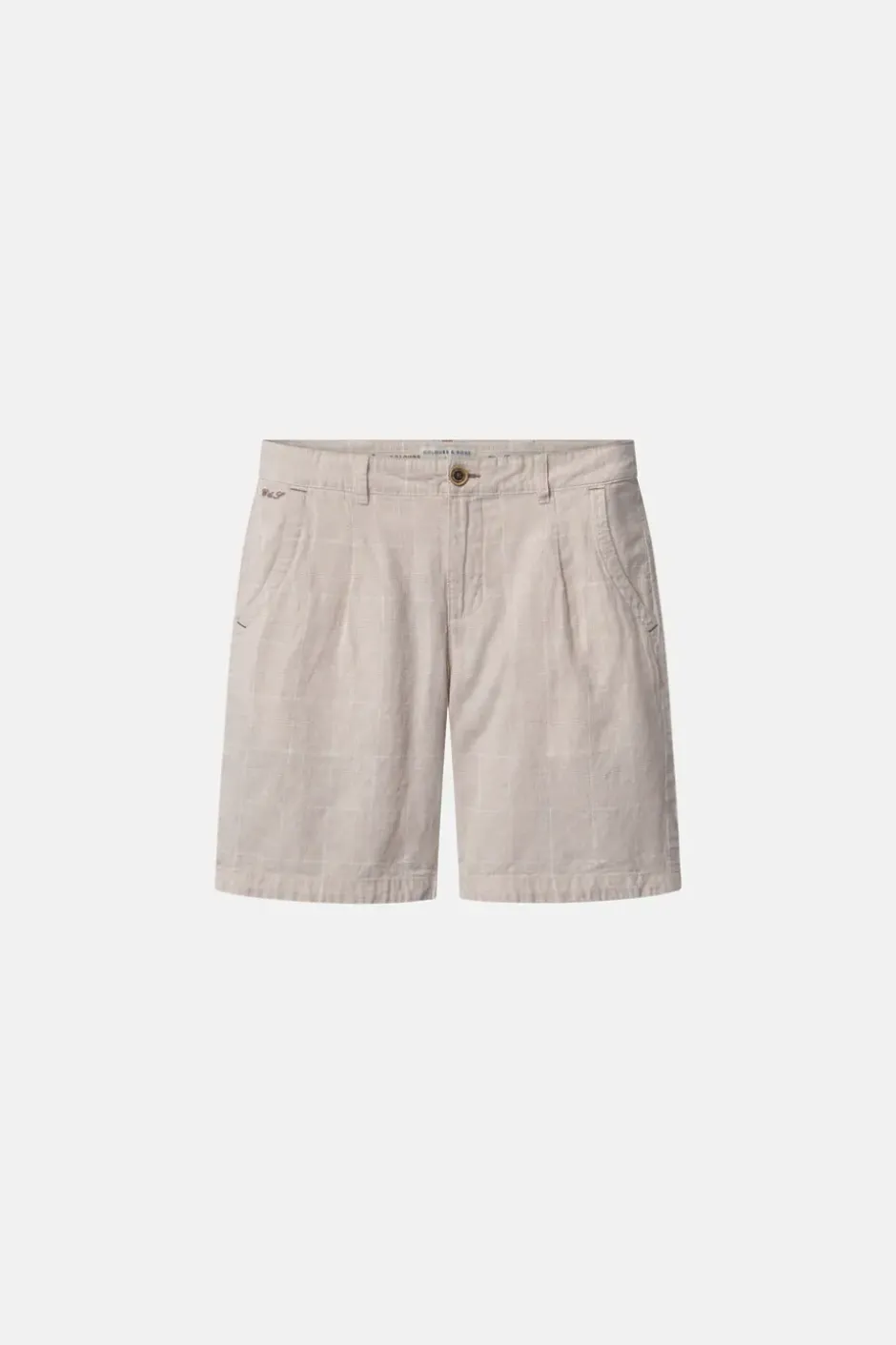 Shorts*Colours & Sons Shorts Leinen Blend - Tent Check