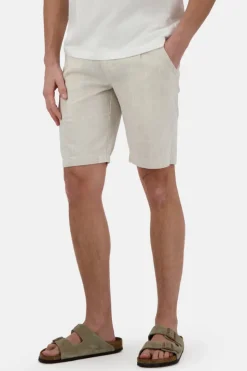 Shorts*Colours & Sons Shorts Leinen Blend - Tent Check