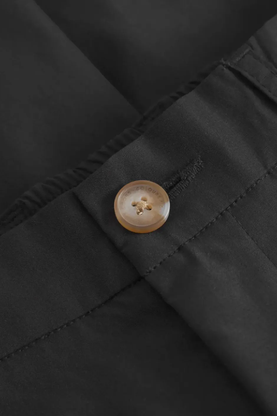 Shorts*Colours & Sons Shorts with Pleats - Black