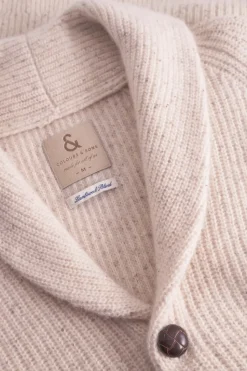 Pullover*Colours & Sons Strickjacke Donegal - Offwhite