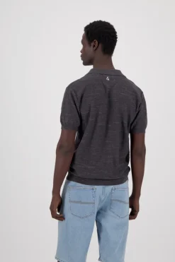 T-Shirts & Polos*Colours & Sons Strickpolo - Anthracite