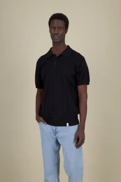Pullover|T-Shirts & Polos*Colours & Sons Strick Polo - Black