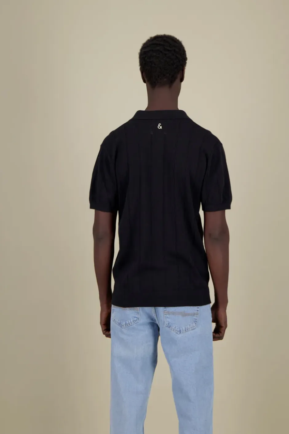 Pullover|T-Shirts & Polos*Colours & Sons Strick Polo - Black
