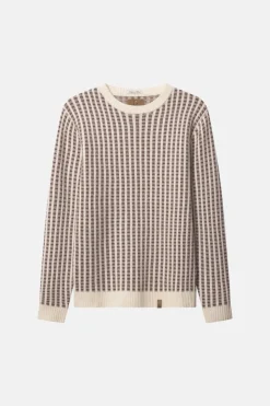 Pullover*Colours & Sons Strickpullover-gemustert - Offwhite-Soil