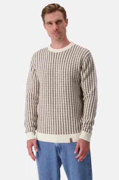Pullover*Colours & Sons Strickpullover-gemustert - Offwhite-Soil