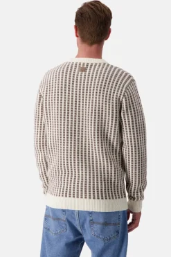 Pullover*Colours & Sons Strickpullover-gemustert - Offwhite-Soil