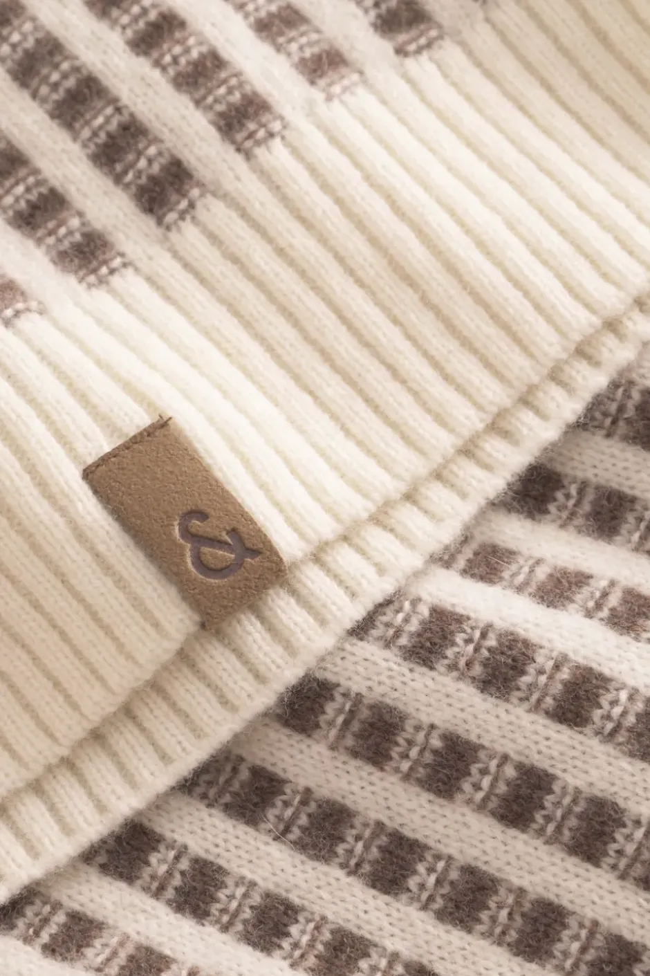 Pullover*Colours & Sons Strickpullover-gemustert - Offwhite-Soil