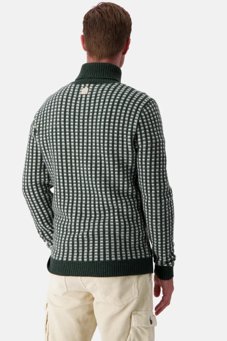 Pullover*Colours & Sons Strickpullover-gemustert - Yucca-Offwhite