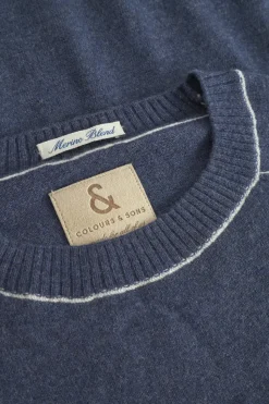 Pullover*Colours & Sons Strickpullover Merino Blend - Navy