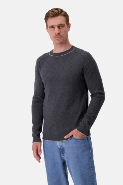 Pullover*Colours & Sons Strickpullover Merino Blend - Anthracite