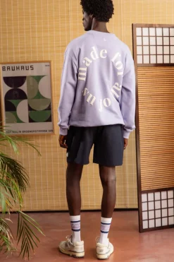 Sweatshirts*Colours & Sons Sweatshirt Made For All Of Us - Orchid