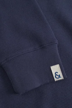 Sweatshirts*Colours & Sons Sweatshirt Strukturiert - Navy
