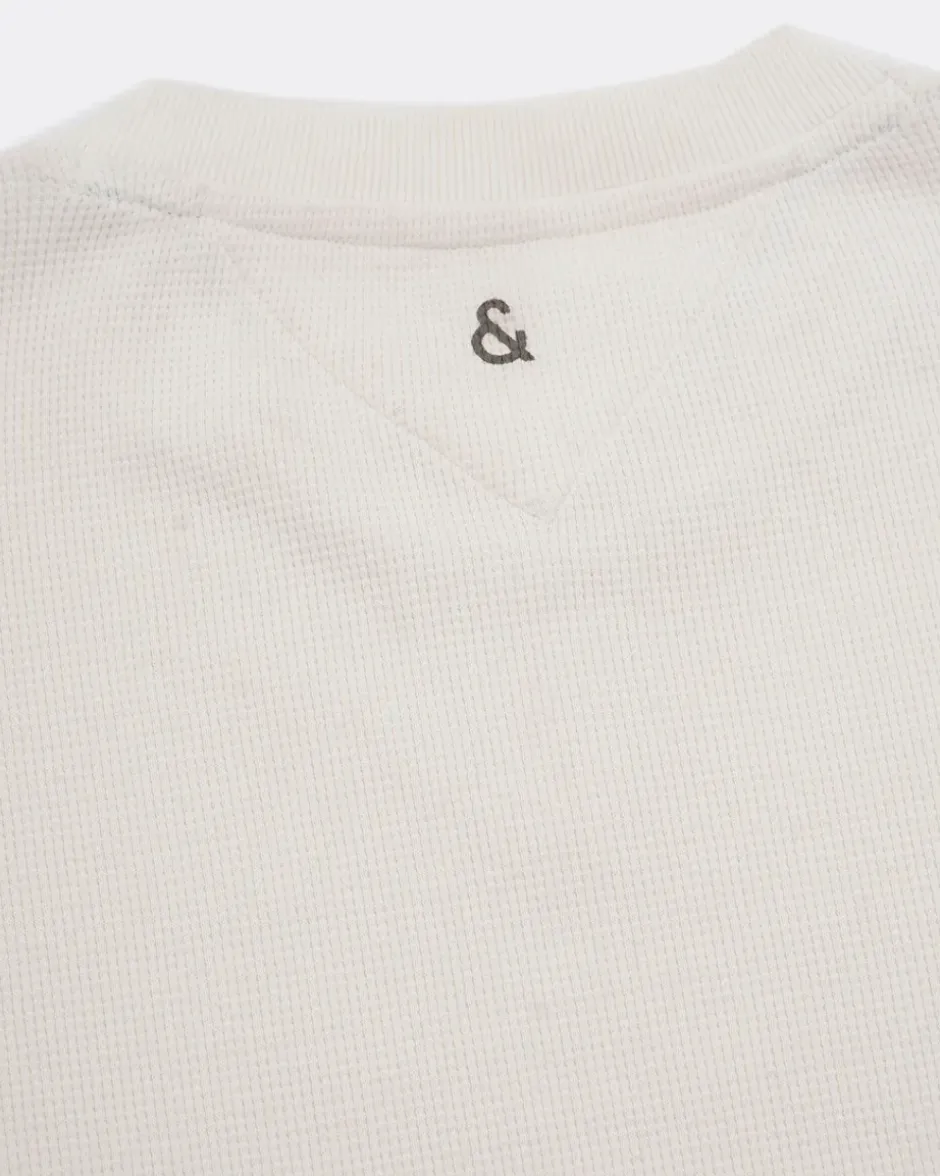 Sweatshirts*Colours & Sons Sweatshirt Strukturiert - Offwhite
