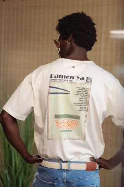 T-Shirts & Polos*Colours & Sons T-Shirt Print - Offwhite
