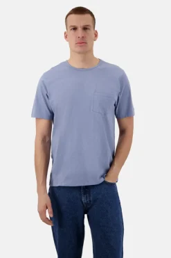 T-Shirts & Polos|T-Shirts & Polos*Colours & Sons T-Shirt Slub - Denim
