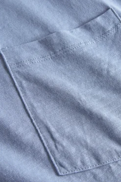 T-Shirts & Polos|T-Shirts & Polos*Colours & Sons T-Shirt Slub - Denim