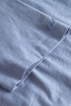 T-Shirts & Polos|T-Shirts & Polos*Colours & Sons T-Shirt Slub - Denim