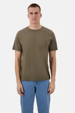 T-Shirts & Polos|T-Shirts & Polos*Colours & Sons T-Shirt Slub - Olive