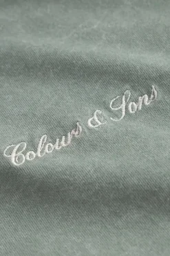 T-Shirts & Polos*Colours & Sons T-Shirt Stone Washed - Wasabi
