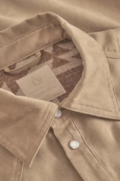 Hemden*Colours & Sons Wildleder Shirt - Beige