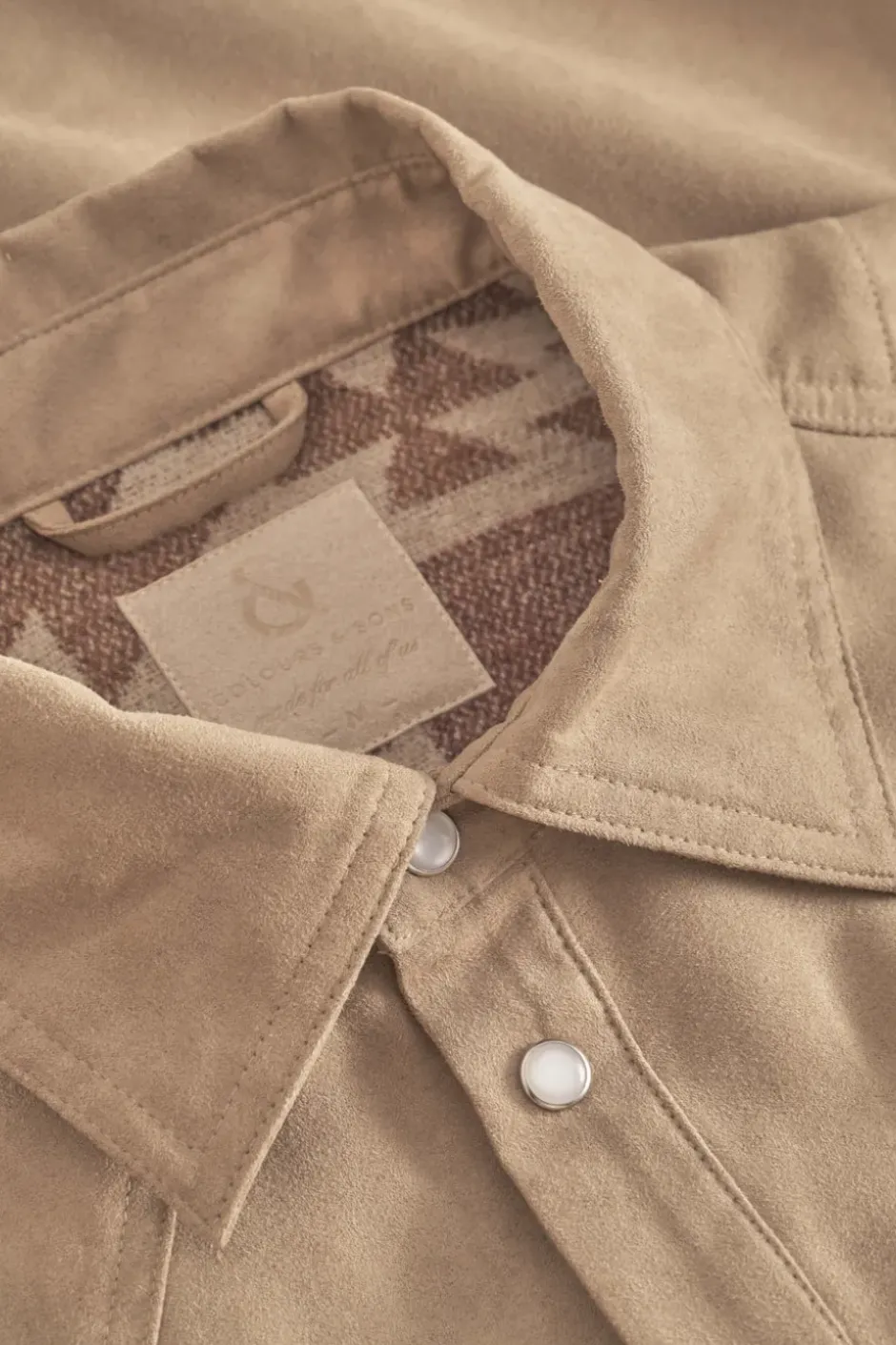 Hemden*Colours & Sons Wildleder Shirt - Beige