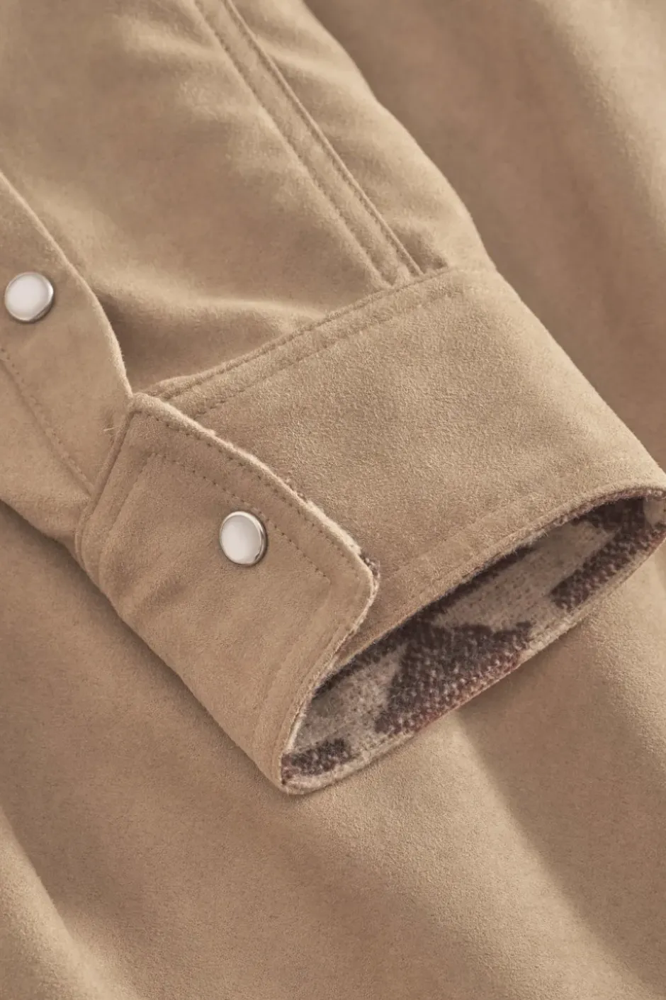 Hemden*Colours & Sons Wildleder Shirt - Beige