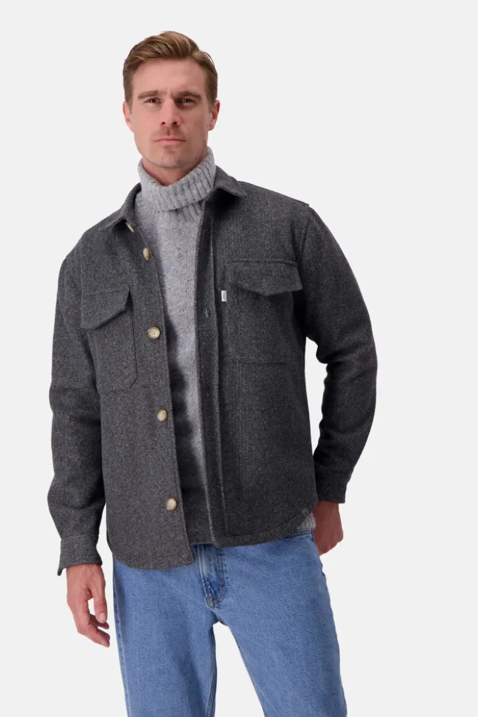 Jacken*Colours & Sons Worker Jacket-Soft Touch - Stone