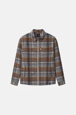 Jacken*Colours & Sons Worker Jacket-Zipped - Tobacco Check